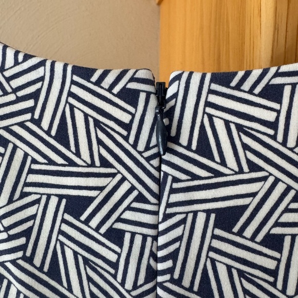 Diane Von Furstenberg DVF Regenna Ribbon Rectangles Stretch Sheath Dress Size 8 - Picture 9 of 12